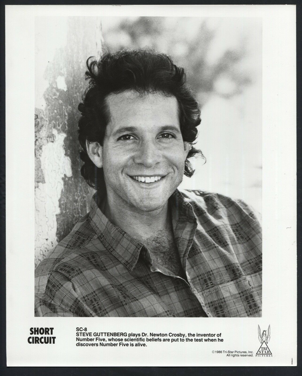 Steve Guttenberg In Short Circuit '86 Chesthair