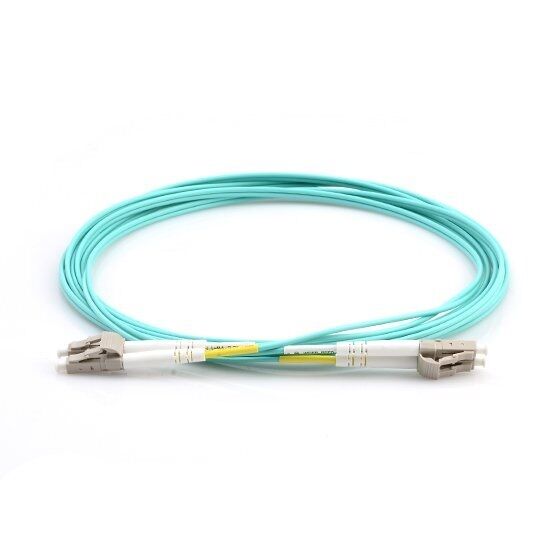 5m Lc Upc To Lc Upc Duplex 2.0mm Pvc Om3 Multimode Fiber Optic Patch Cable -0214