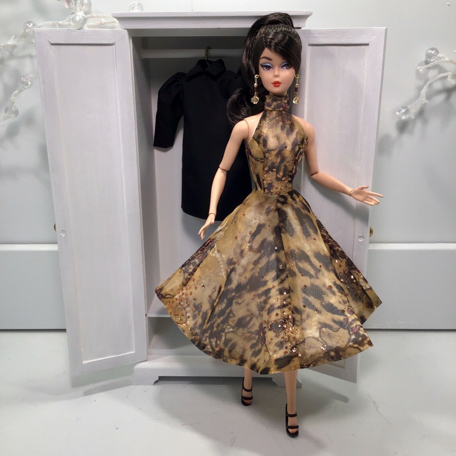 Mixed Lot Dresses, Jewelry, Shoes For Silkstone Barbie: Handmade & Best In Black