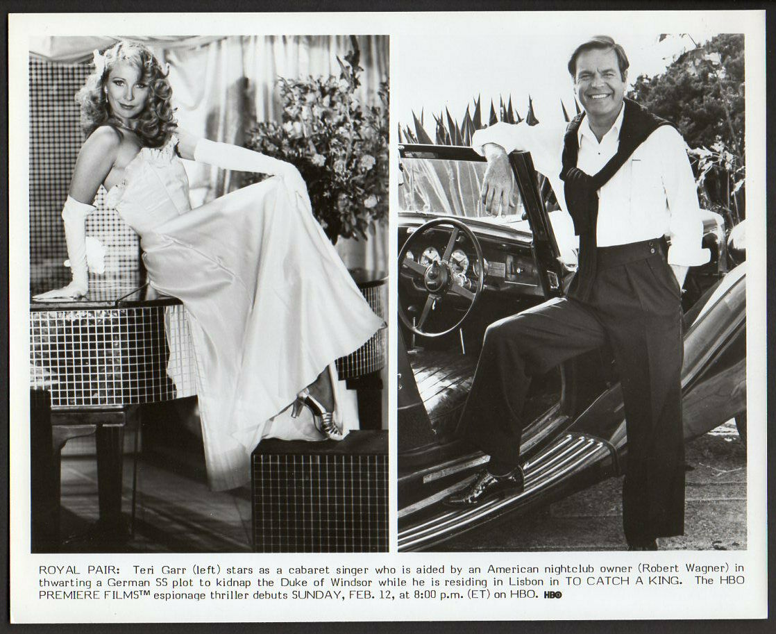 Teri Garr & Robert Wagner To Catch A King 1984 Vintage Orig Photo Hbo Release