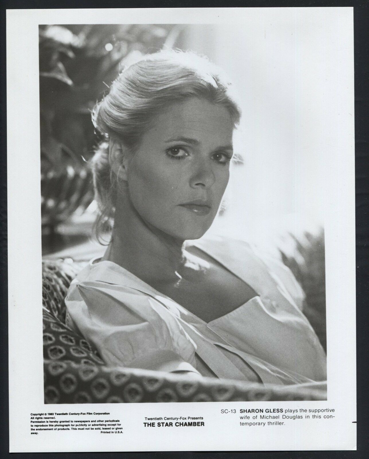 Sharon Gless In The Star Chamber '83 Look Wow