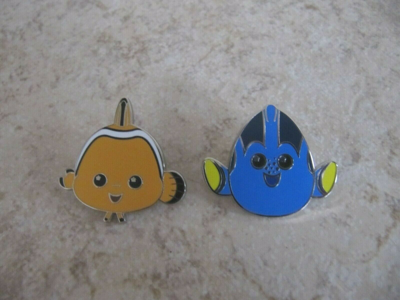 Nemo & Dory Wishables Disney Parks Mystery Pins With Bag, Pixar Finding Nemo